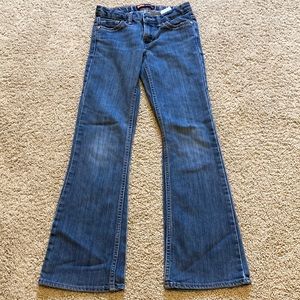 Girls Levi bootcut jeans size 10 slim